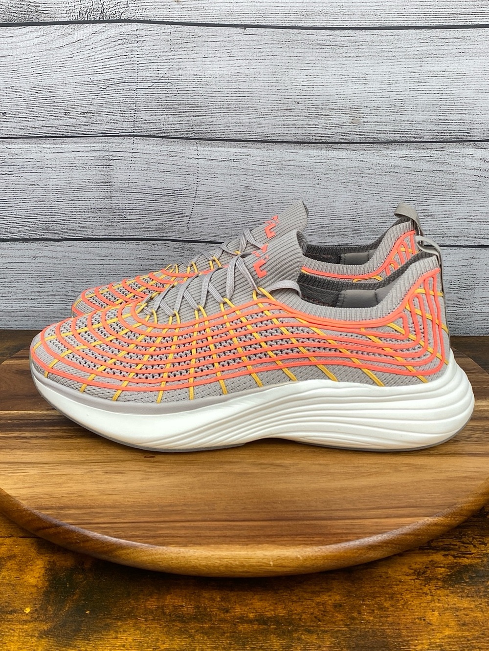 APL TechLoom Zipline Clay Laser Red Marigold Running Shoe Men’s Sneaker Size 13